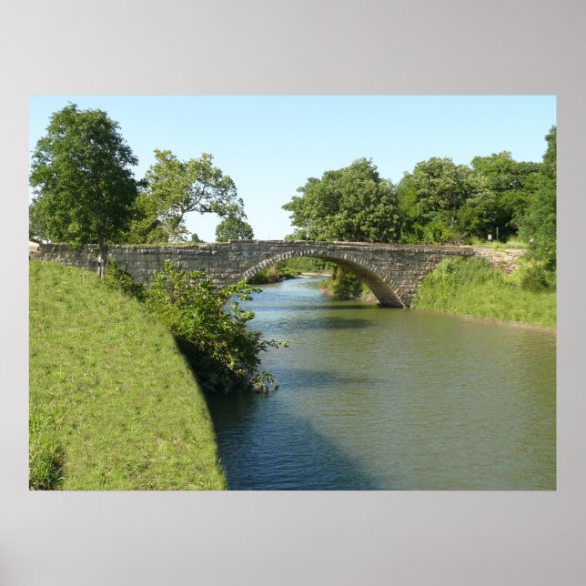 Poster Fox Creek Stone Arch Bridge 1910 (Devant)