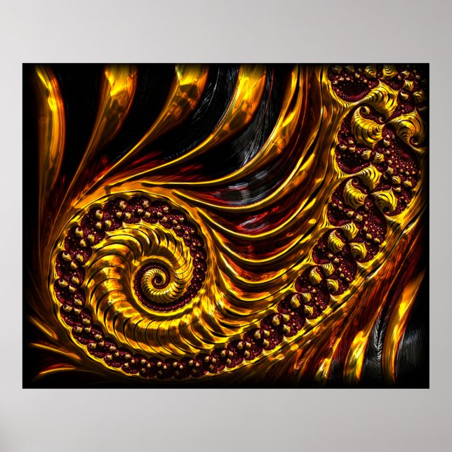 Poster Fractal Art 33 (Devant)