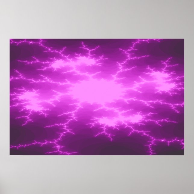 Poster Fractal Mega Lightning (Devant)