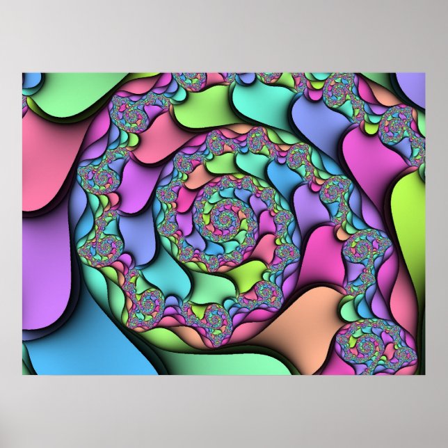 Poster Fractale 318-2 (Devant)