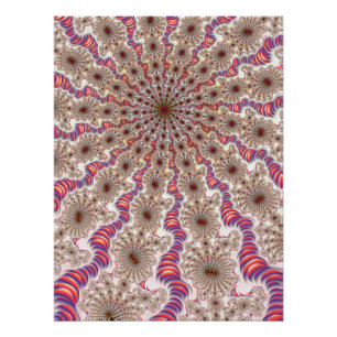 Poster Fractale radiale Mandelbrot