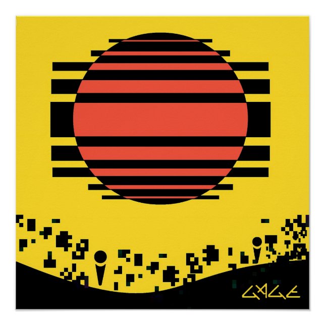 Poster Fragments dispersés de Memphis (Devant)