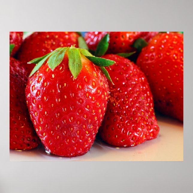 Poster Fraises (Devant)
