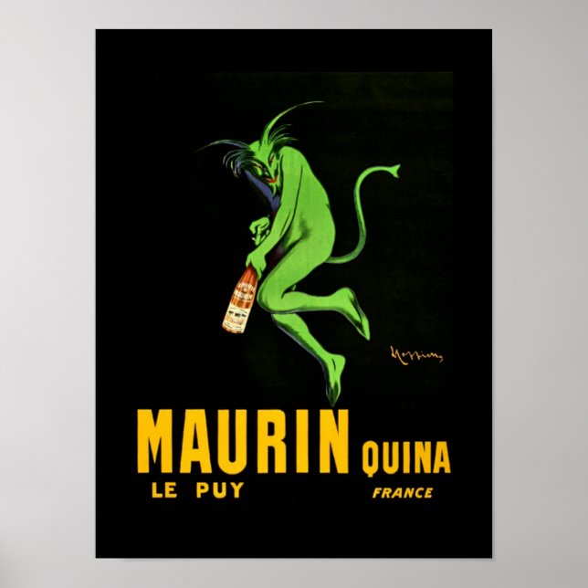 Poster français de Leonetto Cappiello 1920 "Maurin (Devant)