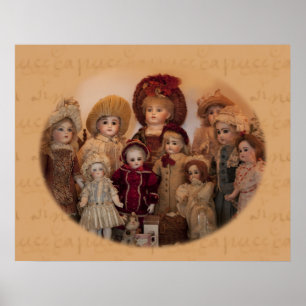Poster français des poupées et amis