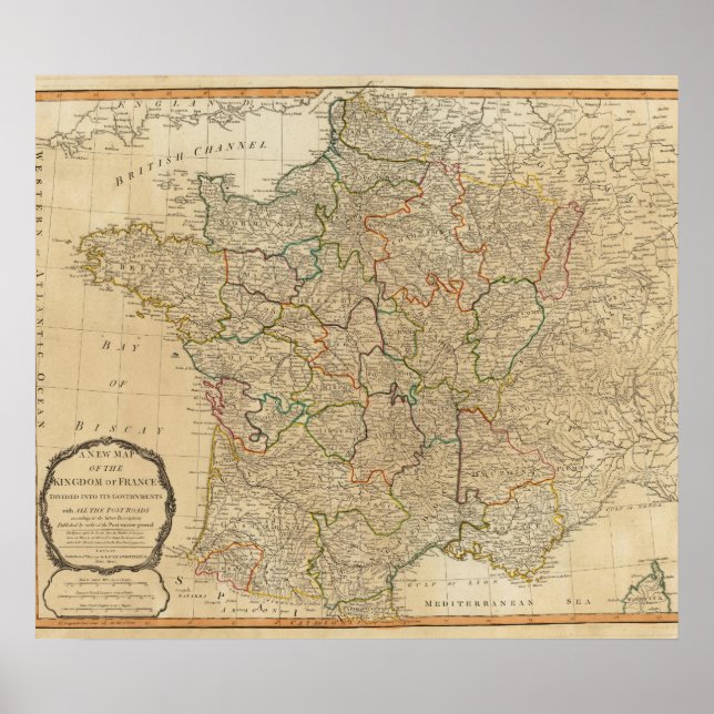 Poster France, gouvernements (Devant)