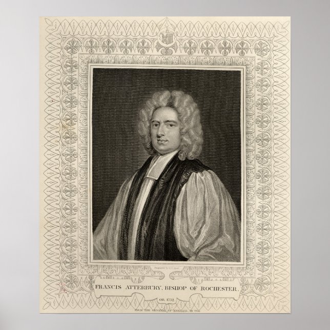 Poster Francis Atterbury, évêque de Rochester (Devant)