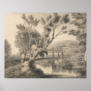 Poster Francis Towne - Le Pont De Pied