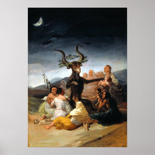 Poster Francisco Goya Witches' Sabbath (Devant)