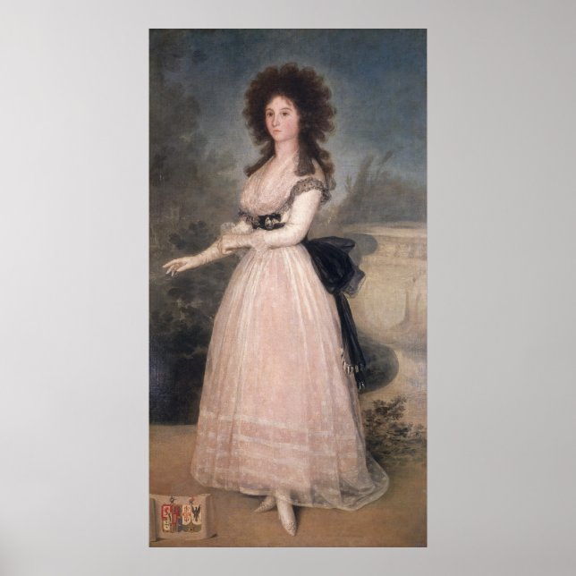Poster Francisco Jose de Goya y Lucientes | Dona Tadea Ar (Devant)