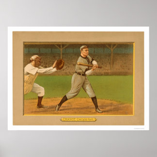 Poster Frank Chance Cubs Baseball 1911