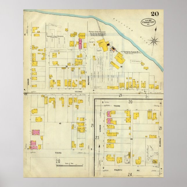 Poster Frankfort, Kentucky 3 (Devant)