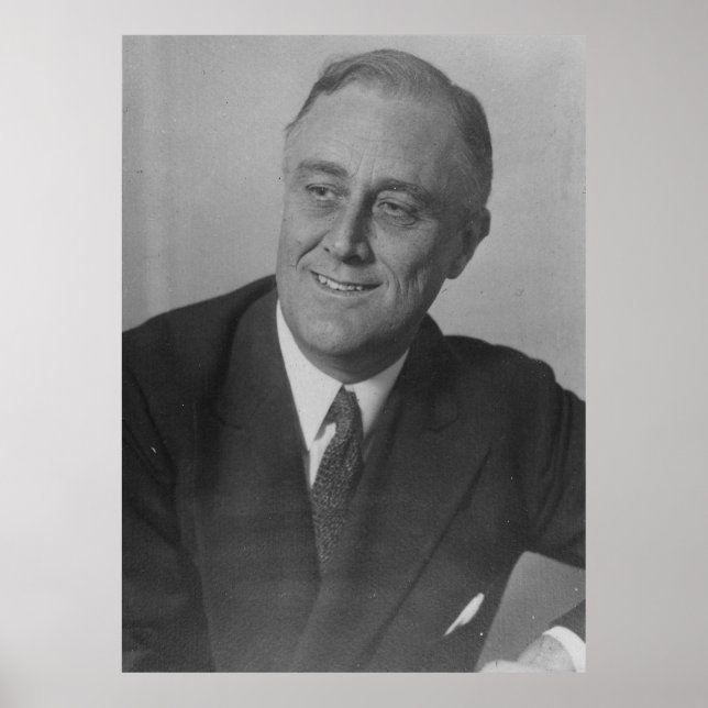 Poster FRANKLIN D. ROOSEVELT 1924 National Archives Photo (Devant)