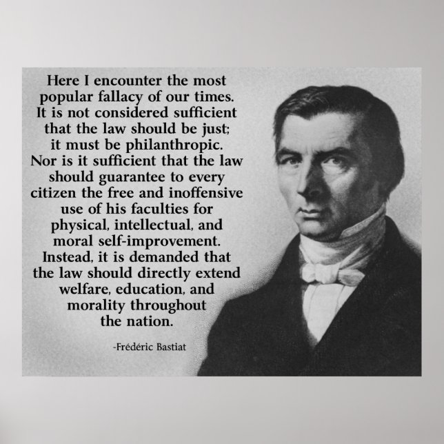 Poster Frederic Bastiat La Loi (Devant)