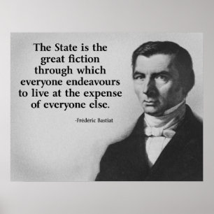 Poster Frederic Bastiat Quote