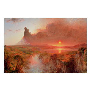 Poster Frederic Church, Cotopaxi (Equateur), fine art,