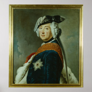 Poster Frederick II le grand de la Prusse