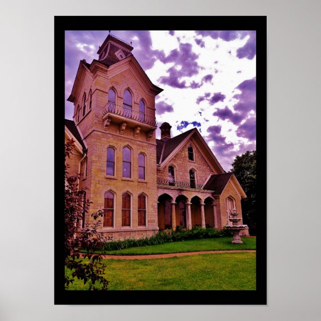 Poster French Chateau (Devant)