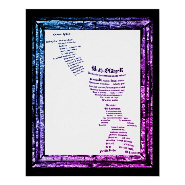 Poster Frères de la colère et de la confusion (Devant)