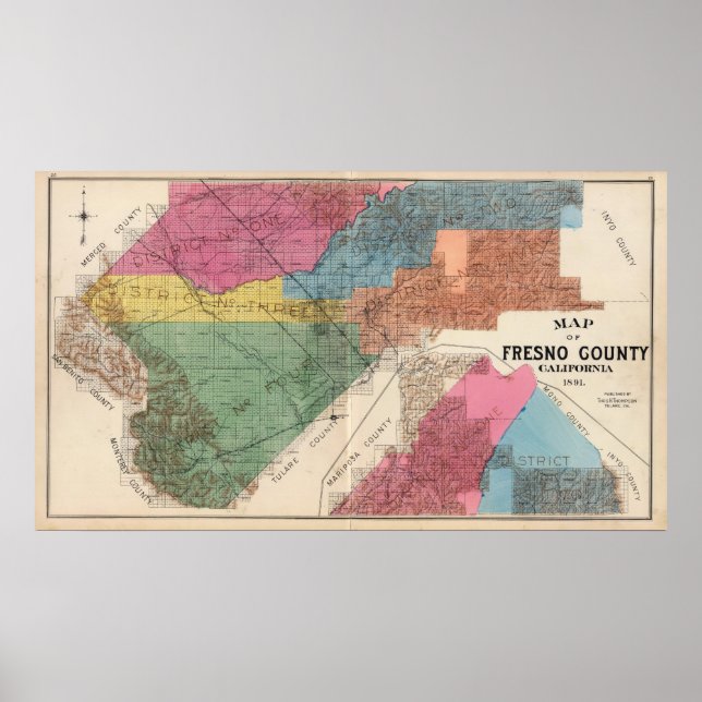 Poster Fresno County, Californie 30 (Devant)