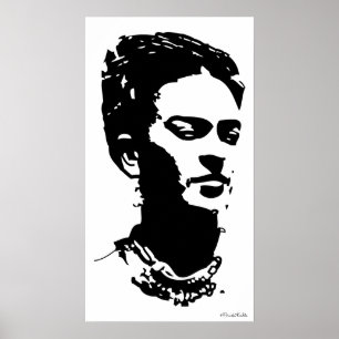 Poster Frida Shadow Portrait