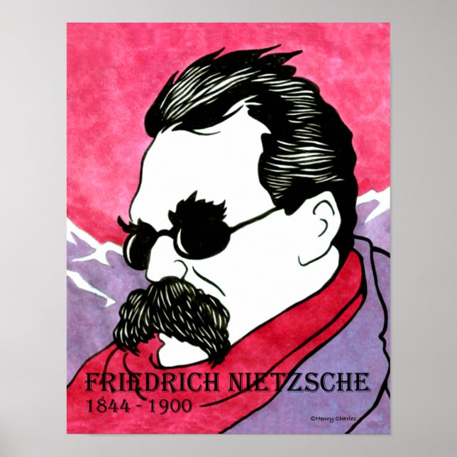Poster "Friedrich Nietzsche" (Devant)
