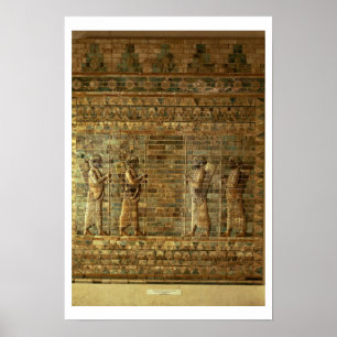 Poster Frieze of archers of the Persian king's guard, fro