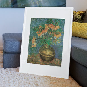 Poster Fritillaries in a Copper Vase by Vincent van Gogh