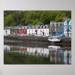 Poster Front de mer, Tobermory, île de Mull, Écosse, 2