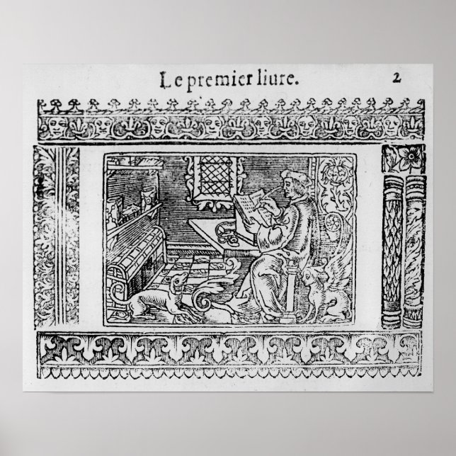 Poster Frontispiece au premier livre d'Utopia (Devant)