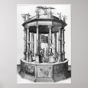 Poster Frontispiece 'Les Tables Rudolphine'