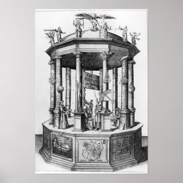 Poster Frontispiece 'Les Tables Rudolphine' (Devant)