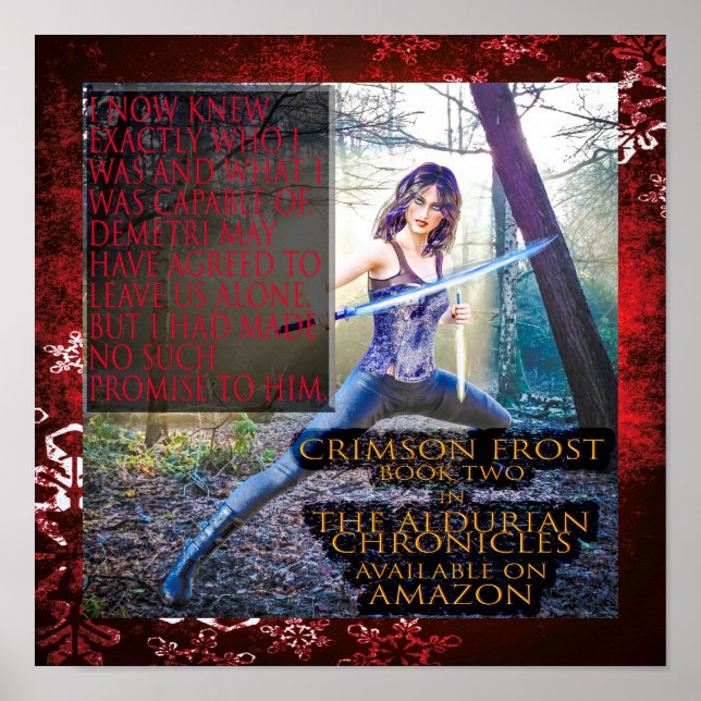 Poster Frost Crimson Semi-Gloss (Devant)