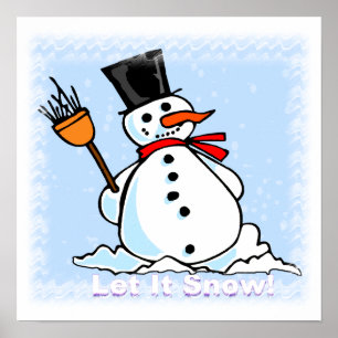 Poster Frosty Snowman