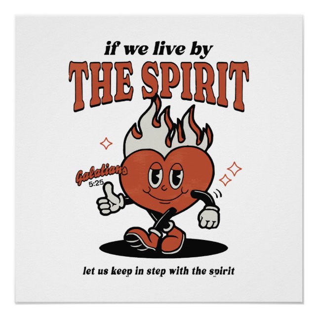 Poster Fruit De L'Esprit - Vivre Par L'Esprit (Devant)