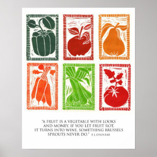 Poster Fruit et Veggie