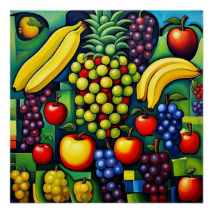 Poster Fruit surréaliste 36