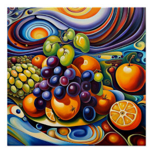 Poster Fruit surréaliste 37