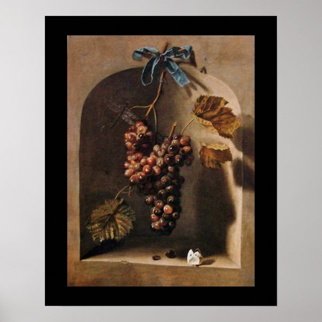 Poster FRUITS DE SAISON -PROSPÉRITÉ jaune brun noir (Devant)