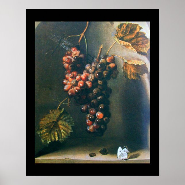 Poster FRUITS DE SAISON -PROSPÉRITÉ jaune marron noir (Devant)