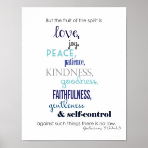 Poster Fruits of the Spirit