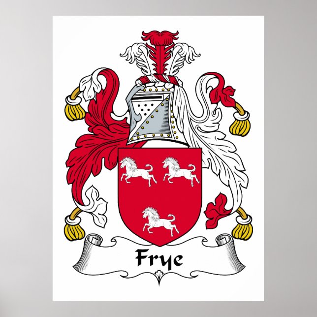 Poster Frye Family Crest (Devant)