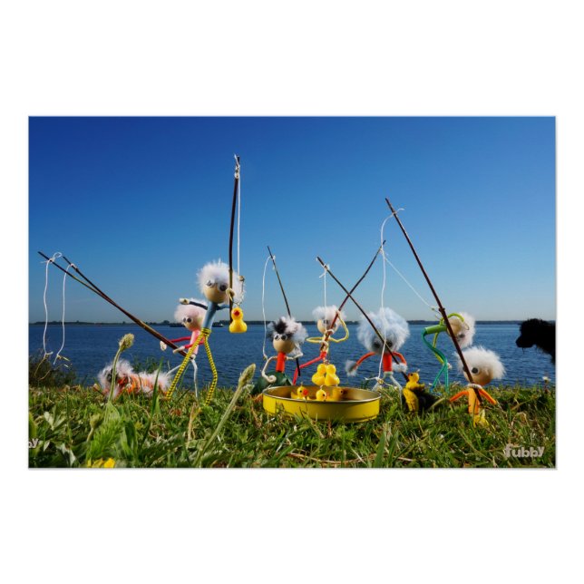 Poster Fubby est actif dans le jeu de cannes. (Devant)