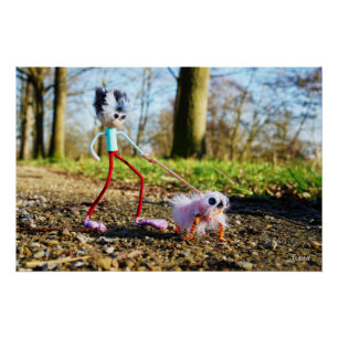 Poster Fubby qui sort son chien.