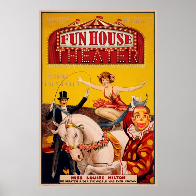 Poster Fun House Theatre (Devant)