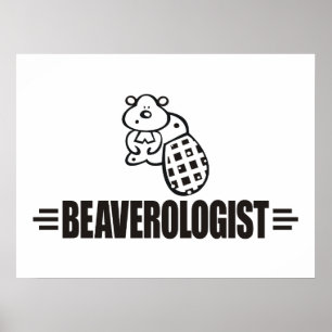 Poster Funny Beaver
