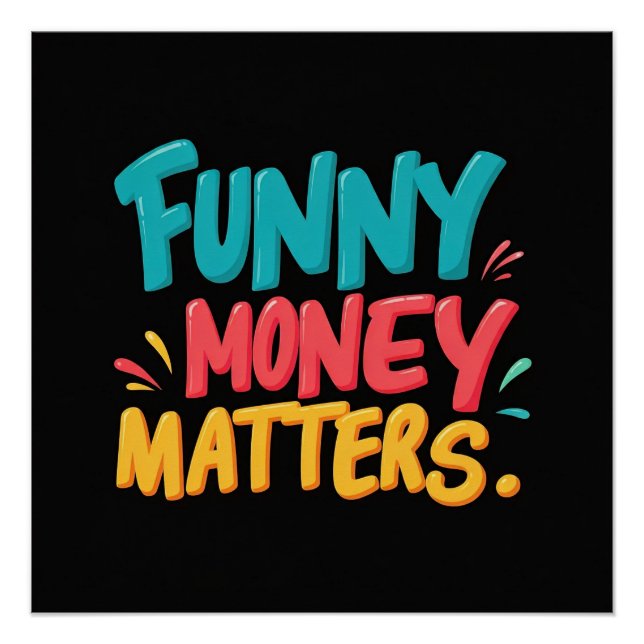Poster Funny Money Matters  (Devant)