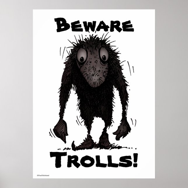 Poster Funny Monster Troll (Devant)