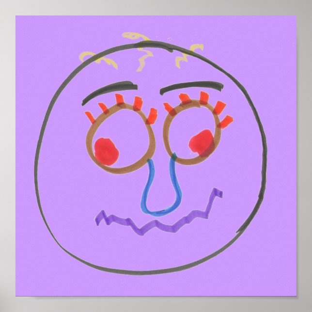 Poster Funny Visages (Devant)