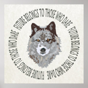 Poster futur loup qui ose